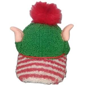Holiday Time Elf Ears Christmas Reindeer Horns Strapback Baseball Cap Novelty